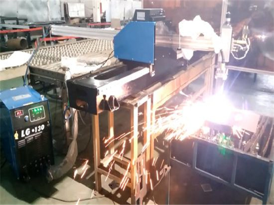Bærbar CNC flamme plasma skæring metal maskine til rustfrit stål, kulstof stål og med billige komponenter dele