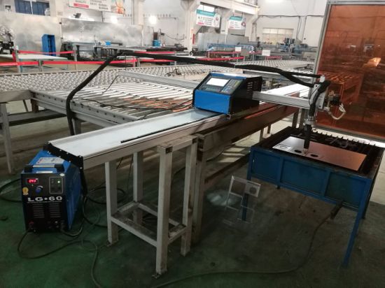 jernplade, karbonstål, aluminiumskæring 1325 43,63,100,200A THC cnc plasmaskæremaskine i Kina til salg