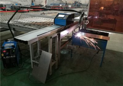 Kina producent Computerstyret CNC Plasma Cutter brug til skåret aluminium rustfrit stål / jern / metal