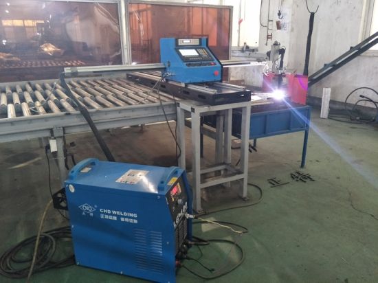 Kulstofstål CNC metalplader skære maskine huayuan power lgk plasma cutter