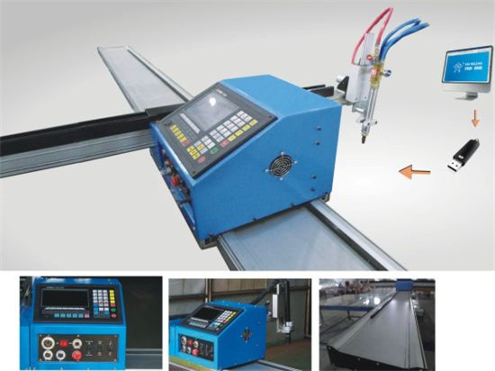 Kina producent Computerstyret CNC Plasma Cutter brug til skåret aluminium rustfrit stål / jern / metal