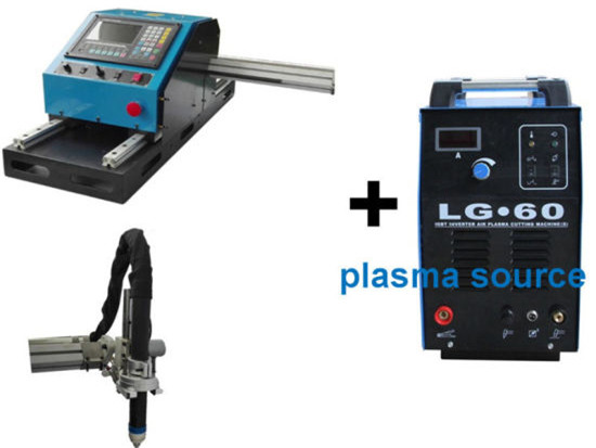 Bærbar CNC 100A Plasma Cutting Machine til 1-15mm Iron Sheet