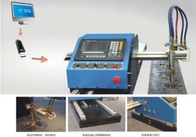 Bærbar CNC Plasma Cutting Machine Og Automatisk Gasskærende Machine Med Steel Track